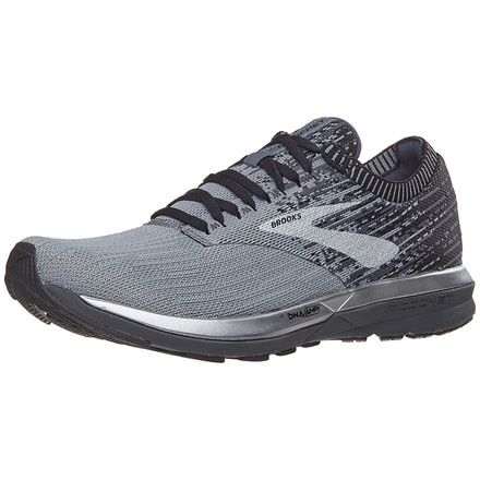 Brooks Ricochet Road Running Shoes - Mens, Grey/Black/Ebony, Medium, 8, 1102931D049.080