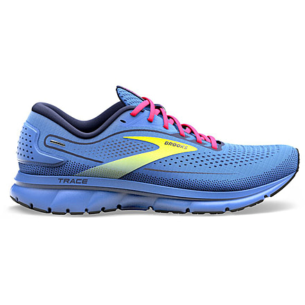 Brooks Trace 2 Running Shoes - Womens, Medium, Blue/Pink/Nightlife, 11.5, 1203751B449.115