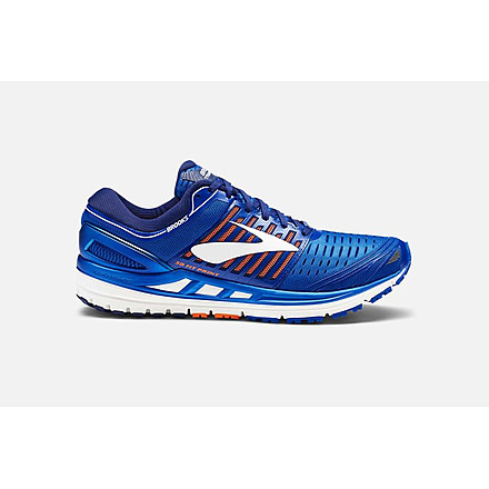 Brooks Transcend 5 Mens Road Running Shoes, Blue/Orange/White, 9 US, Medium, 1102761D463.090