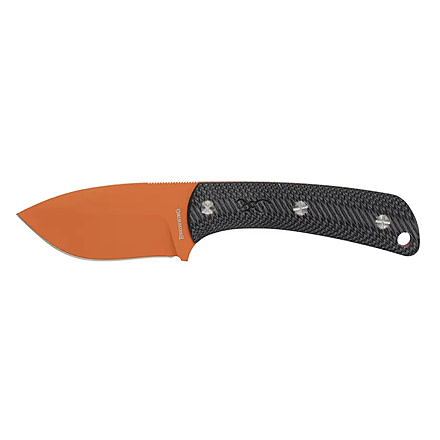 Browning Back Country Small Fixed Blade Knife, 2.75in, Deep Belly Skinner, Composite Handle, Blaze, 3220499