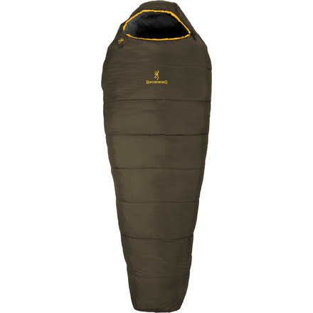 Browning Basecamp 0 Degree Sleeping Bag, Coal, 32in x 80in, 4851921