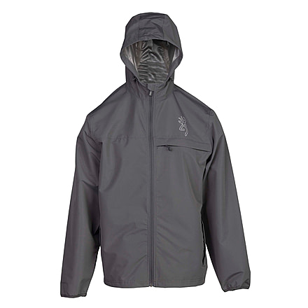 Browning Big Game Kanawha Rain Jacket - Mens, Large, Carbon, 3041847903