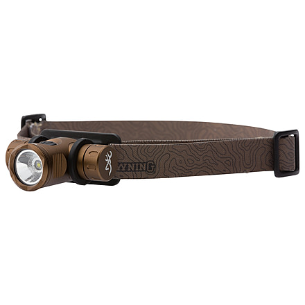 Browning Blackout Micro USB Rechargeable Cree XM-L LED Headlamp, 35 Lumens, Black, 3713346