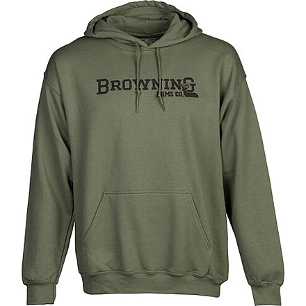 Browning Buckmark Hoodie - Men's, Dark Green, 2XL, 5030016405