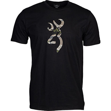 Browning Camo Buckmark Short Sleeve T-Shirt - Mens