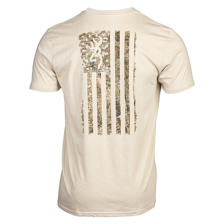 Browning Camo Flag Short Sleeve T-Shirt - Mens