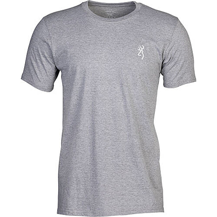 Browning Ss T-shirt Browning Legacy Flag Hthr Gray Large