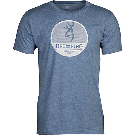 Browning Ss T-shirt Circuit Blue Large