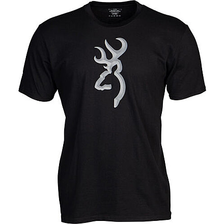 Browning Ss T-shirt Ht Buckmark Black Large