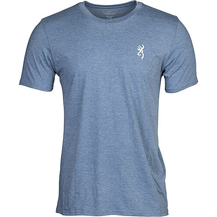 Browning Hunt Tough Short Sleeve T-Shirt - Men's, Blue, Large, 5010156503