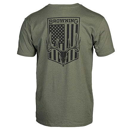 Browning WT Flag Short Sleeve T-Shirt - Mens