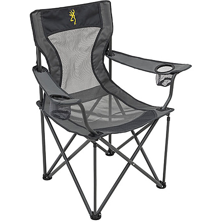 Browning Camping Grizzly Chair, Charcoal/Gray, 8518158