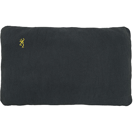 Browning Camping Pillow w/Fleece, Charcoal, 7999118