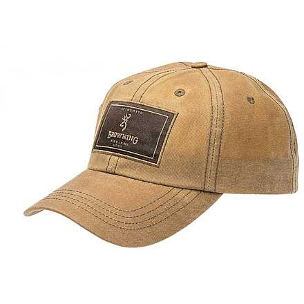 Browning Men's Cap Antiquity Wax Rec Patch, Tan Wax, 308060481
