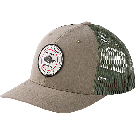 Browning Cap Mogul Circle Patch Snapback, Loden, 308764641