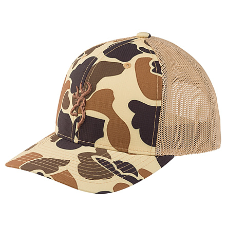 Browning Cupped Up Mesh Cap - Mens, Vintage Tan, One Size, 308311121