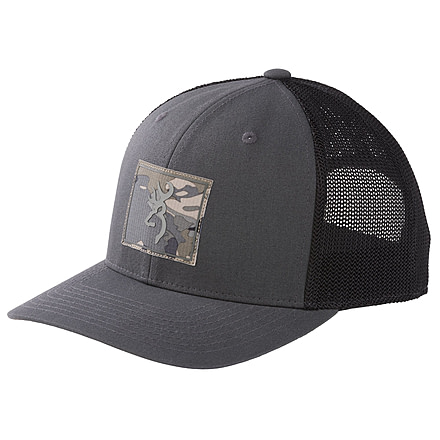 Browning Cypress Cap w/Circle Patch Ovix - Mens - Carbon, 308762791