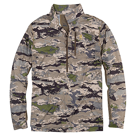 Browning Early Season 3/4 Zip Shirt - Mens, Ovix, XL, 3010563404