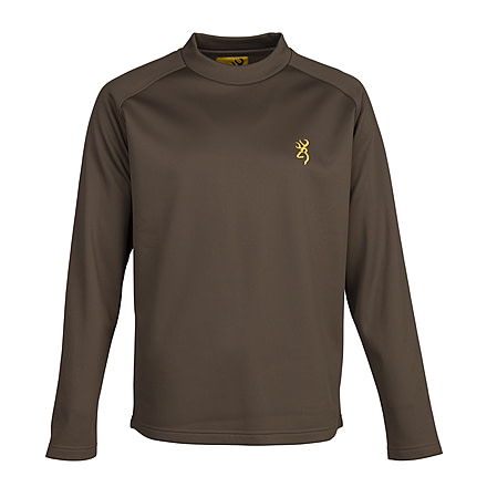 Browning Gunner Long Sleeve Baselayer Shirt - Mens, 2XL, Major Brown, 3010959805