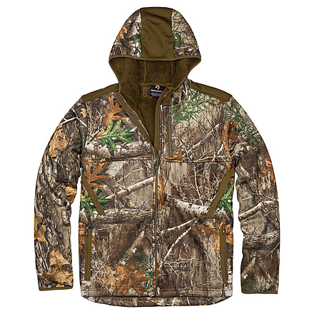 Browning High Pile Hooded Jacket - Mens, Realtree Edge, Medium, 3045466002