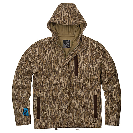 Browning Hydro-Fleece Jacket - Mens, Mossy Oak Bottomland, Large, 3041211903