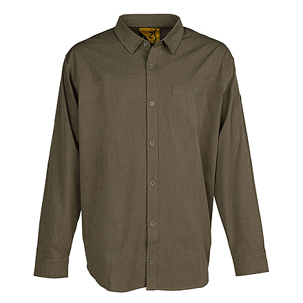 Browning Lightweight Button Down Shirt - Mens, Green, Medium, 3012726402
