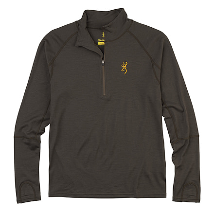 Browning Merino 1/4 Zip Shirt - Mens, Major Brown, 2XL, 3010939805