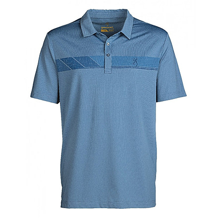 Browning Performance Polo, Blue, 2XL, 3018074505