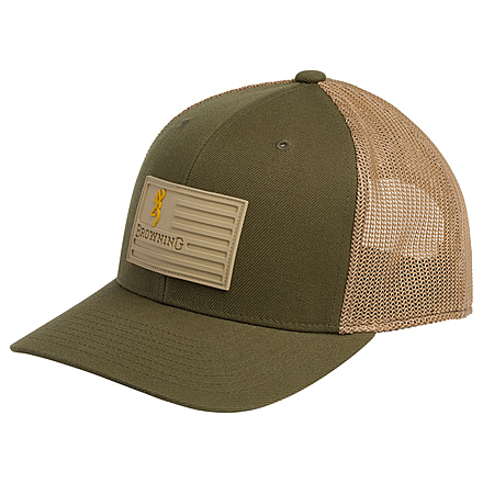 Browning Recon Flag Cap - Mens, Loden, One Size, 308033641
