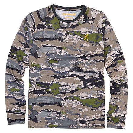 Browning Tech Long Sleeve T-Shirt - Mens, 2XL, Ovix, 3011743405