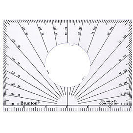 Brunton Alidade Protractor (Use w/ COM-PRO and Pocket Transits) 3070