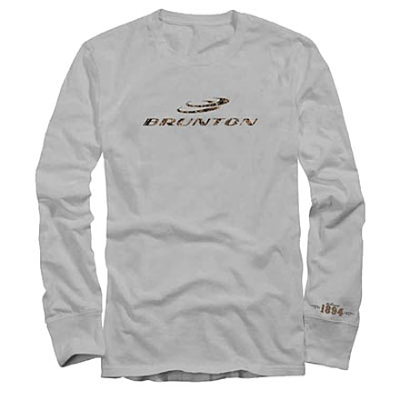 Brunton F Lscamo M Long Sleeve T Shirt W Camo Logo