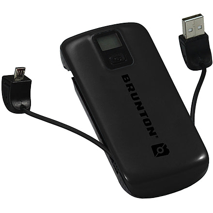 Brunton Metal 4400 Portable Charger, Black F-METAL-BK