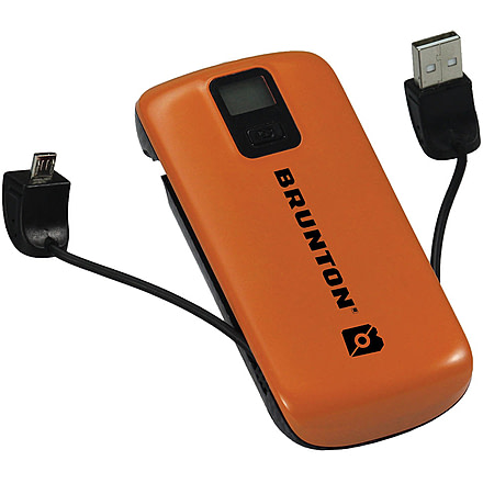 Brunton Metal 4400 Portable Charger, Orange F-METAL-OR