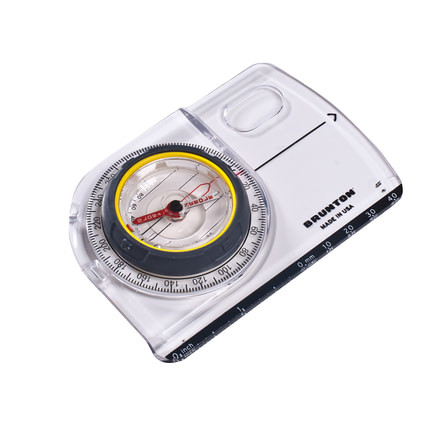 Brunton TRUARC Baseplate Compass w/ Global Needle, TruArc3, Met./Std. Scales, 2.5in.x3.5in.x0.5in. F-TRUARC3