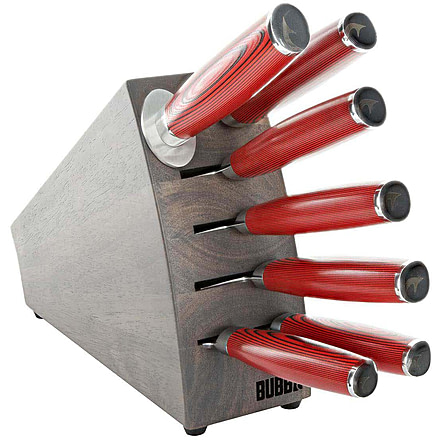 Bubba Blade Kitchen Kitchen Knife Set, Stainless Steel, G10 Handles, 1135891