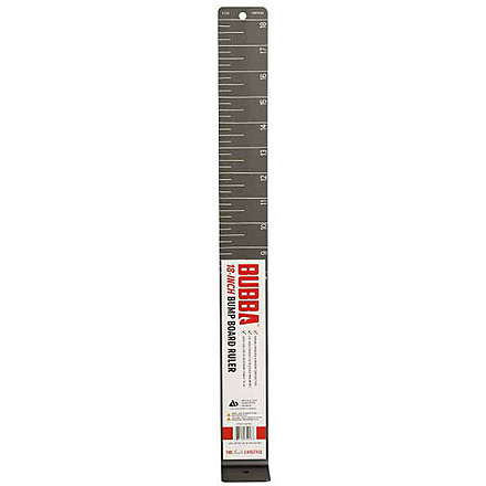 Bubba Fish Ruler, 18in, Anodized Aluminum, 1207403