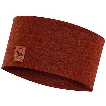 Buff Merino Wide Headband, Solid Sienna, 129441.411.10.00