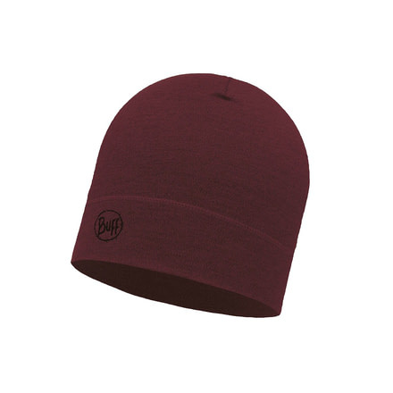 Buff Midweight Merino Wool MFL Headwear, Wine Melange, 113022.403