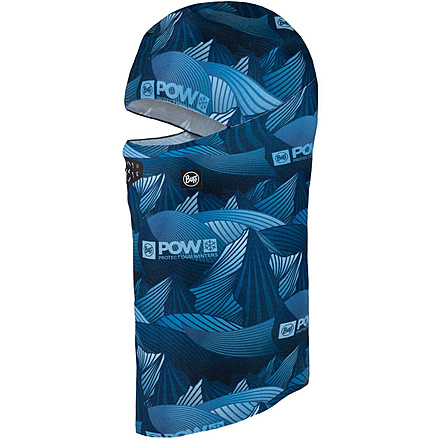 Buff Pow ThermoNet Hinged Balaclava, Mtn &amp; Clouds Ocean Dephts, 132840.765.10.00