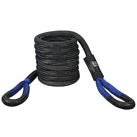 Bulldog Winch 1-1/4in X 30ft Big Dog Rope 45K lb BS, Black, 20313