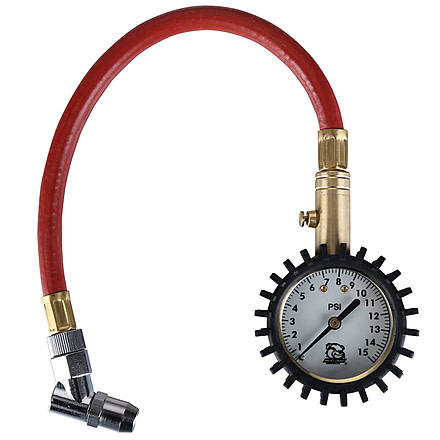 Bulldog Winch 0-15PSI Low Air Pressure Gauge, Analog, 42062
