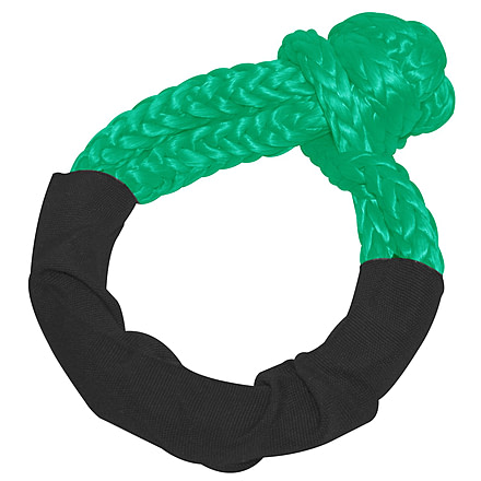Bulldog Winch 2in Rope Shackle 125K lb BS, Dark green, 20379