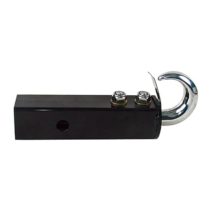Bulldog Winch 2X2in Receiver Mount Recovery Hook, 10 000lb Capacity, Black, 20017