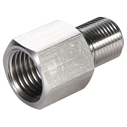 Bulldog Winch Adapter for 41000, M12X1.0 to 1/4NPTf, Black, 42073