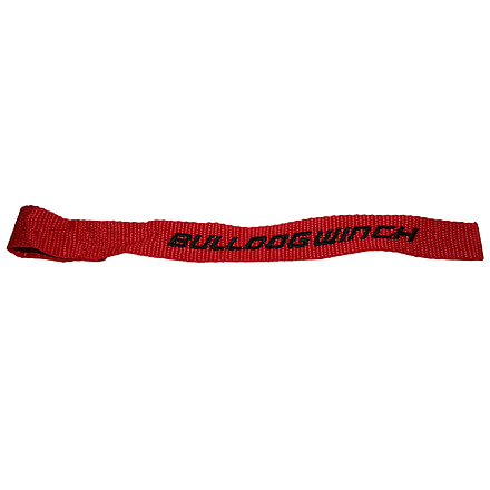 Bulldog Winch Hand Saver Strap, Red, 20282