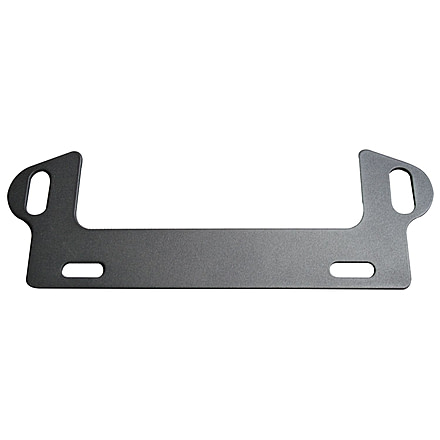 Bulldog Winch License Plate Bracket, Hawse Fairlead, Black, 20391