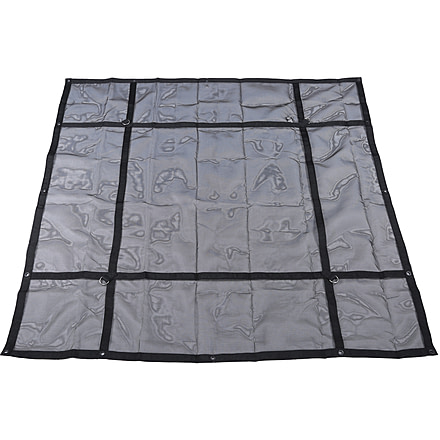 Bulldog Winch Mesh Cargo Net 6x6in, Perimeter Stretch Sord, 4pcs Cam Straps, 20409