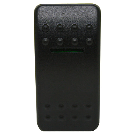 Bulldog Winch Momentary Rocker Switch, Replacement for 20266, Black, 20374