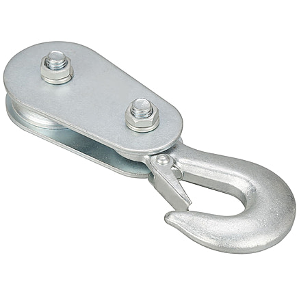 Bulldog Winch Pulley Block 4K BS, 1.6K WLL, Silver, 20004